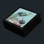 Peacock Feathers Damask Wedding Jubileum Cadeaudoosje<br><div class="desc">Wedding Black Lacquer Keepomwille Custom Designer Specialized Jewelry Box of Memory Box Elegant Unique Wedding Jubileum kerstcadeaus of Valentijnsdag cadeaus</div>