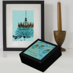 Peacock Feathers Damask Wedding Jubileum Cadeaudoosje<br><div class="desc">Wedding Black Lacquer Keepomwille Custom Designer Specialized Jewelry Box of Memory Box Elegant Unique Wedding Jubileum kerstcadeaus of Valentijnsdag cadeaus</div>