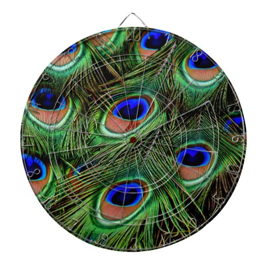 Peacock Feathers Dartbord (Voorkant)