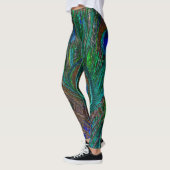 Peacock Feathers Decor op Leggings (Links)