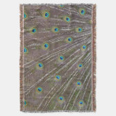 Peacock Feathers Deken (Voorkant Verticaal)