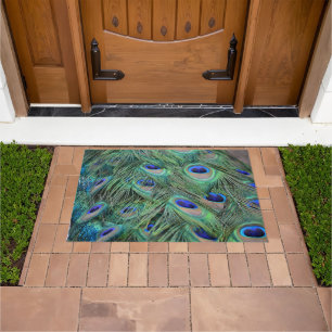  Peacock Feathers Deurmat