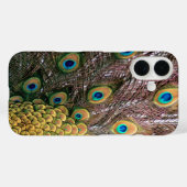 Peacock Feathers Emerald Green en Gold Case-Mate iPhone Case (Achterkant (horizontaal))
