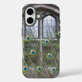 Peacock Feathers en Gothic Windows Photo Case-Mate iPhone Case (Achterkant)