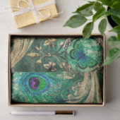 Peacock Feathers Ephemera Tissuepapier (Geschenk)