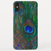 Peacock Feathers Etching Style Case-Mate iPhone Case (Achterkant)