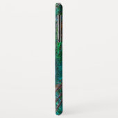 Peacock Feathers Etching Style Case-Mate iPhone Case (Achterkant/links)