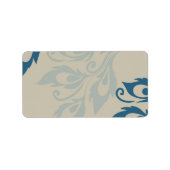 Peacock Feathers Etiket (Voorkant)