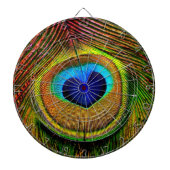 Peacock Feathers Eye of Love Dartbord (Voorkant)