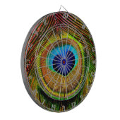 Peacock Feathers Eye of Love Dartbord (Voorkant Links)