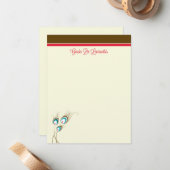 Peacock Feathers Flat (Giada de Laurentiis) Notitiekaartje (Voorkant / Achterkant in situ)