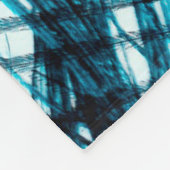 Peacock Feathers Fleece Deken (Hoek)