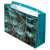  Peacock Feathers Foto Large Cadeautasje (Achterkant Gekanteld)