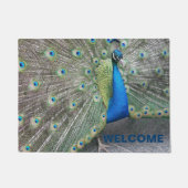 Peacock Feathers Foto Welkom Deurmat (Voorkant)