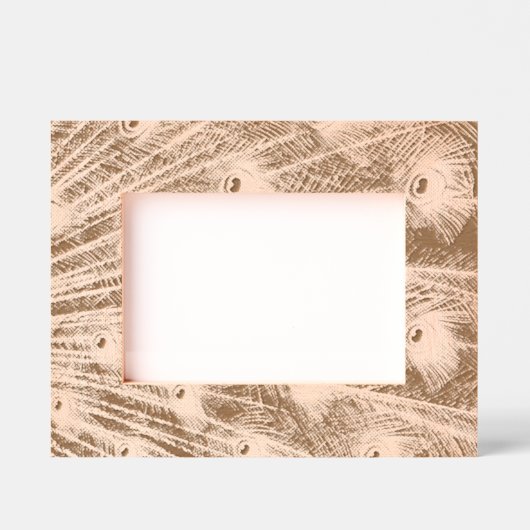 Peacock Feathers Gegraveerde Lijstjes (Voorkant)