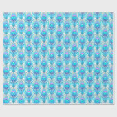 Peacock Feathers Gift Wrapping Paper Cadeaupapier (Vlak)