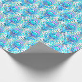 Peacock Feathers Gift Wrapping Paper Cadeaupapier (Hoek)