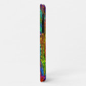 Peacock Feathers Glass Art 1 Case-Mate iPhone Case (Achterkant/links)