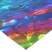 Peacock Feathers Glass Art 1 Medium Tafelloper (Hoek)