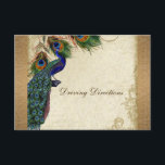 Peacock & Feathers  Gold Kijk Damask Swirl Informatiekaartje<br><div class="desc">OPMERKING: er zijn geen echte gouden metalen elementen in dit ontwerp, het is allemaal grafisch gereproduceerd om er echt uit te zien. PAPIERSELECTIE: Dit wordt getoond op basispapier, een andere geweldige keuze zou zijn "metallisch ijs", een schoon wit, parelachtig onderzees oppervlak. Het zou ook mooi zijn op "Champagne Metallic" linen,...</div>