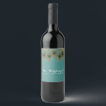 Peacock Feathers & Gouden Stippen ELKE KLEUR Party Wijn Etiket<br><div class="desc">Peacock Feathers & Gouden Stippen ELKE KLEUR Party Wijnlabels. Overeenkomende objecten zijn beschikbaar.</div>