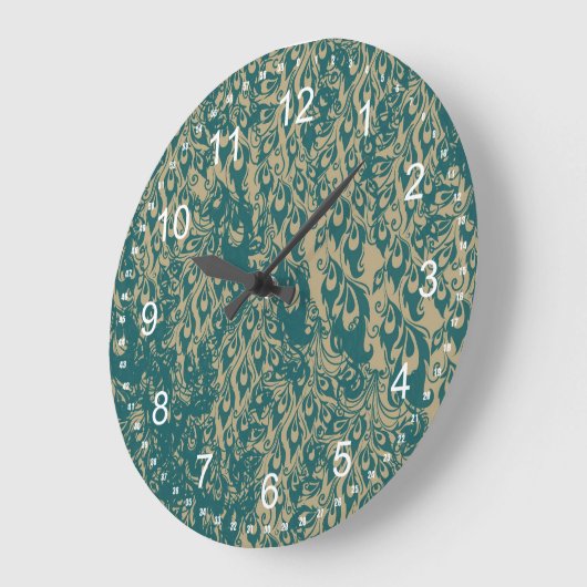 Peacock Feathers Grote Klok (Hoek)