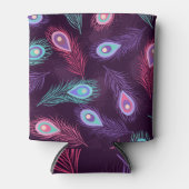 Peacock Feathers: Handgetekende . Blikjeskoeler (Voorkant)