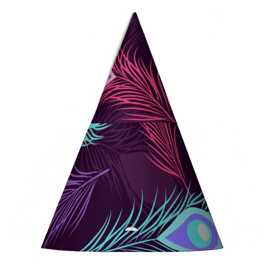 Peacock Feathers: Handgetekende . Feesthoedjes (Links)