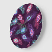 Peacock Feathers: Handgetekende . Grote Klok (Hoek)