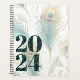 Peacock Feathers Hardcover Spiraal Planner