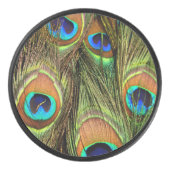 Peacock Feathers Hockey Puck (Voorkant)