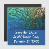 Peacock Feathers I Colorful Abstract Natuur Design (Voorkant / Achterkant)