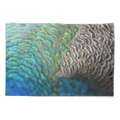 Peacock Feathers I Colorful Abstract Natuur Design Kussensloop (Achterkant)