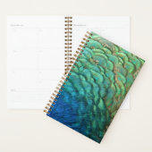Peacock Feathers I Colorful Abstract Natuur Design Planner (Display)