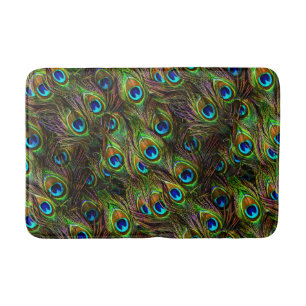Peacock Feathers Invasion Badmat
