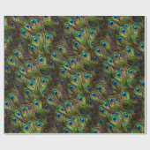 Peacock Feathers Invasion Cadeaupapier (Vlak)