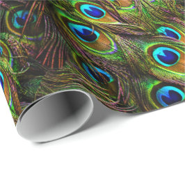 Peacock Feathers Invasion Cadeaupapier