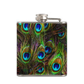 Peacock Feathers Invasion Heupfles (Achterkant)