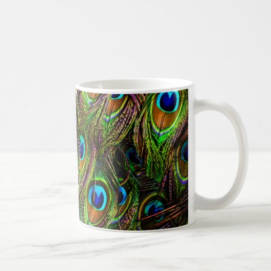 Peacock Feathers Invasion Koffiemok (Rechts)