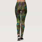 Peacock Feathers Invasion Leggings (Achterkant)