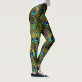 Peacock Feathers Invasion Leggings (Rechts)