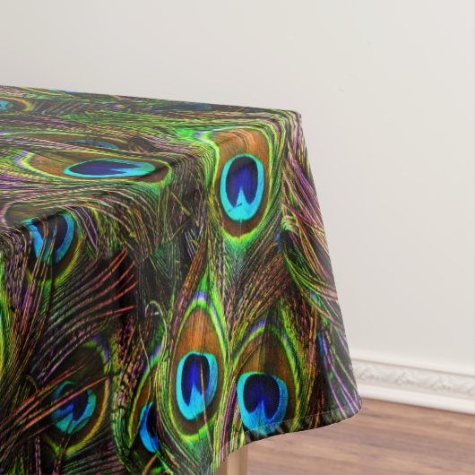 Peacock Feathers Invasion Tafelkleed (Voorbeeld)