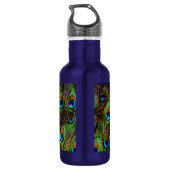 Peacock Feathers Invasion - Waterfles (Achterkant)