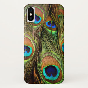 Peacock Feathers iPhone X Hoesje