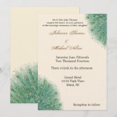 Peacock Feathers Kaart (Voorkant / Achterkant)