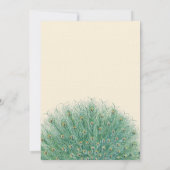 Peacock Feathers Kaart (Achterkant)