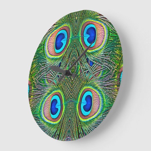 Peacock feathers Kaleidoscoop Grote Klok (Hoek)