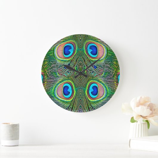 Peacock feathers Kaleidoscoop Grote Klok (Huis)