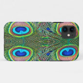 Peacock Feathers Kaleidoscope Print Case-Mate iPhone Case (Achterkant (horizontaal))