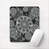 Peacock Feathers Kaleidoscopes Mousepad Muismat (Met muis)